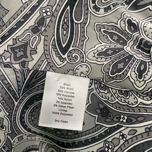 Talbots Grey Blazer Size 10 Petite - Picture 6 of 9